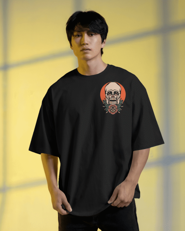 Death-Rose–Over-Size Classic Tee (Men)