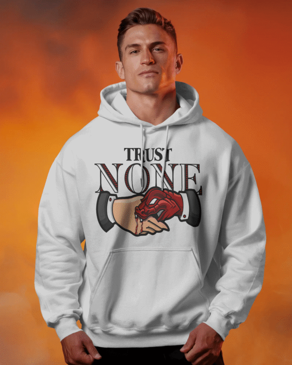 TRUST-NO-ONE-Oversized Hoodie For Men
