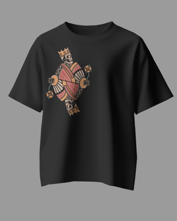 Skeleton-King–Over-Size Classic Tee (Men)