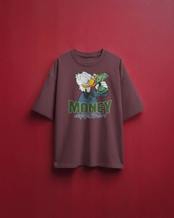 MONEY-ADDICTION-Over-Size Classic Tee (Men)