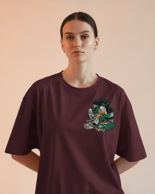 Rich Scrooge McDuck--Over-Size Classic Tee (Women)