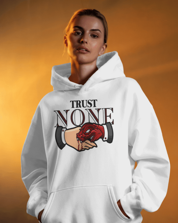 TRUST-NO-ONE-Oversized Hoodie For Women