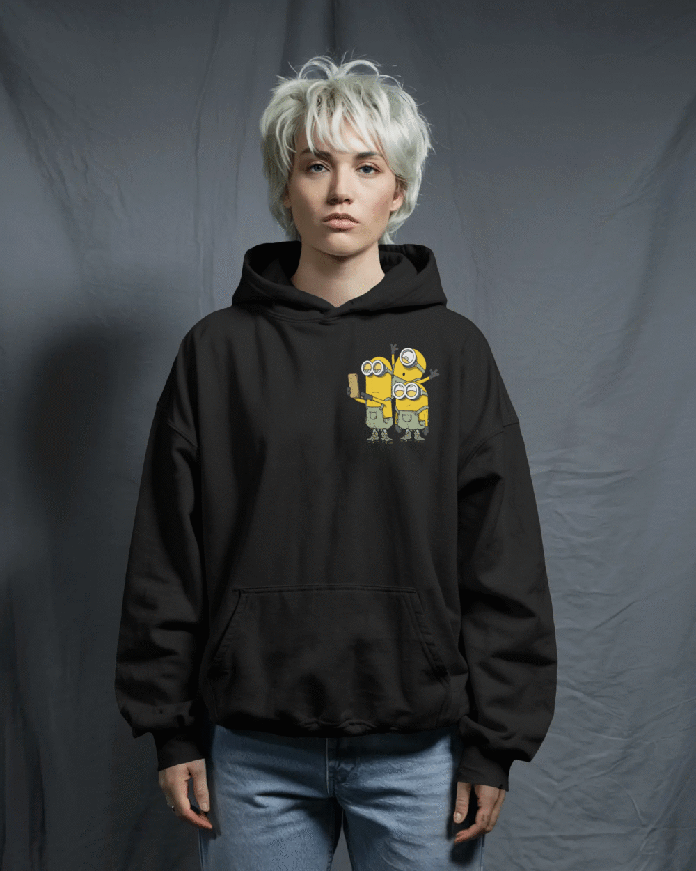 MINIONS--Oversized-Hoodie For Women