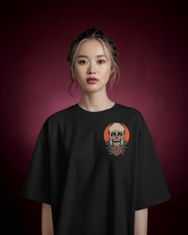 Death-Rose–Over-Size Classic Tee (Women)