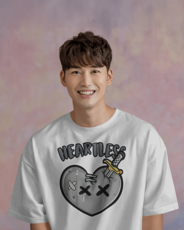Heart-Less–Over-Size Classic Tee (Men)