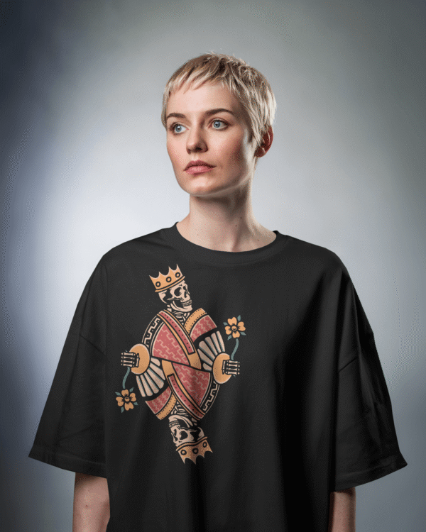 Skeleton-King–Over-Size Classic Tee (Women)